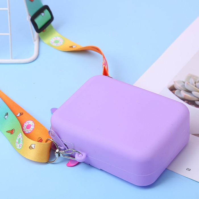 Tas Selempang Pop It 3d Karakter Unicorn Rainbow Mini Kecil Anak — 4