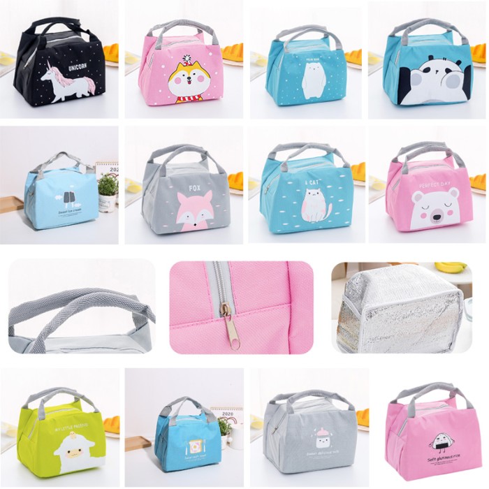 Cooler Bag Asi Tas Bekal Makan Tahan Panas Karakter Motif — 7