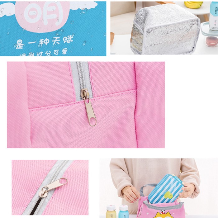 Cooler Bag Asi Tas Bekal Makan Tahan Panas Karakter Motif — 5