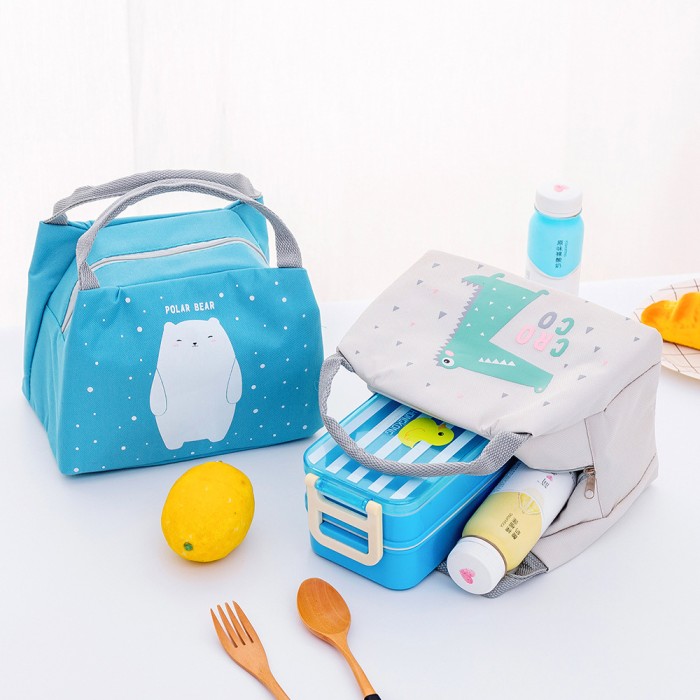 Cooler Bag Asi Tas Bekal Makan Tahan Panas Karakter Motif — 4