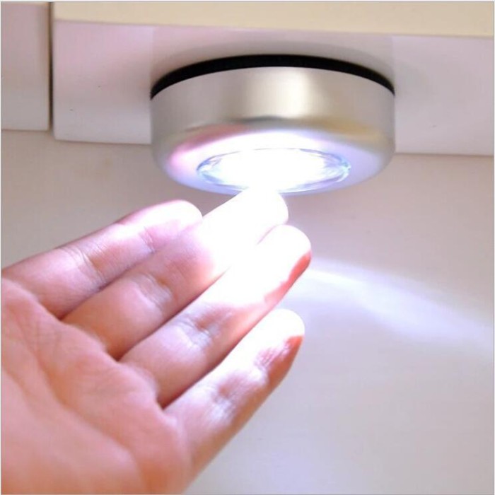 Lampu Emergency Portable Tempel Dinding Led Stick And Click Touch Lamp — 6