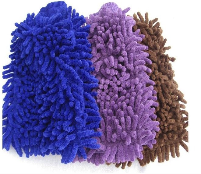 Sarung Tangan Alat Pembersih Kain Lap Microfiber Cuci Mobil Motor — 6