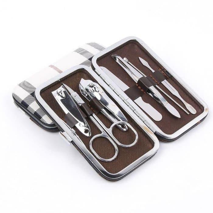 Set 7 Pcs Gunting Kuku Nail Art Set Perlengkapan Manicure Pedicure