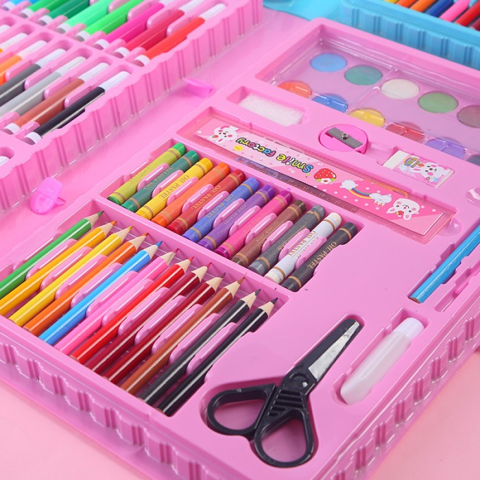 Pensil Warna Crayon Art Painting Set Mewarnai Menggambar 86pc — 5