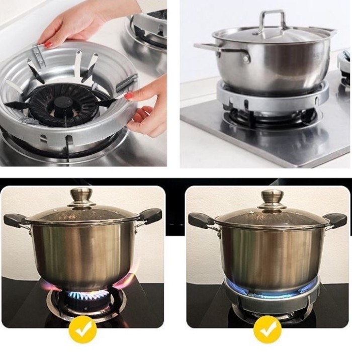 Alas Tatakan Dudukan Kompor Gas Universal Anti Angin — 4