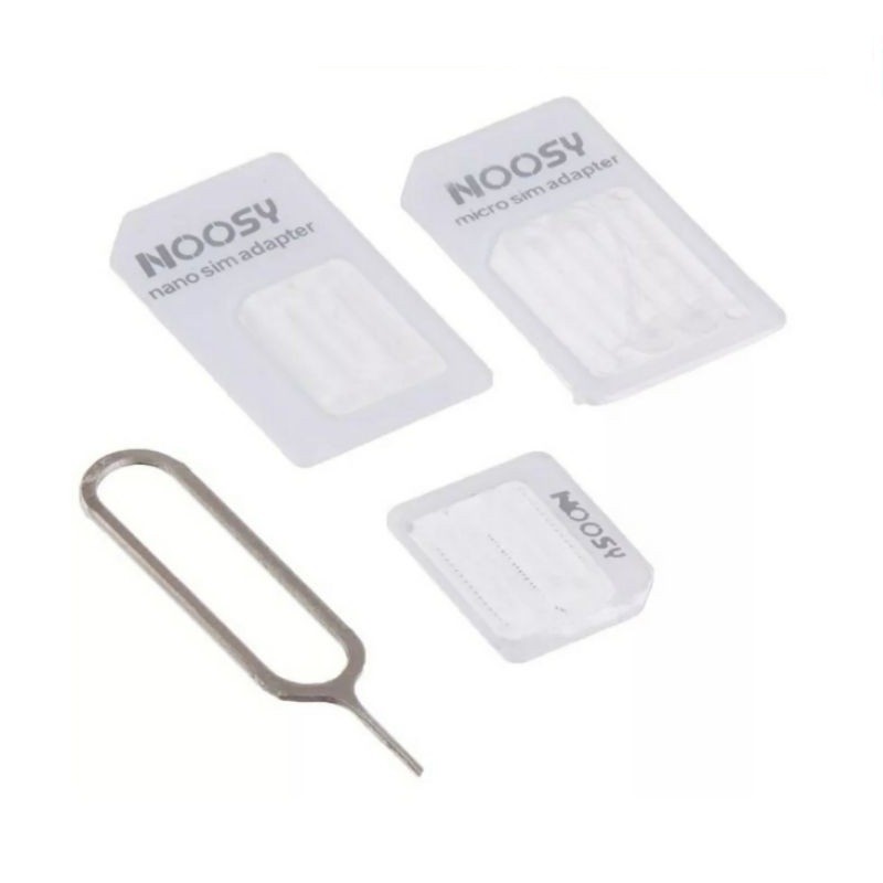 Set Adapater Sim Card Nano Micro Pin dengan Dudukan kartu 4in1