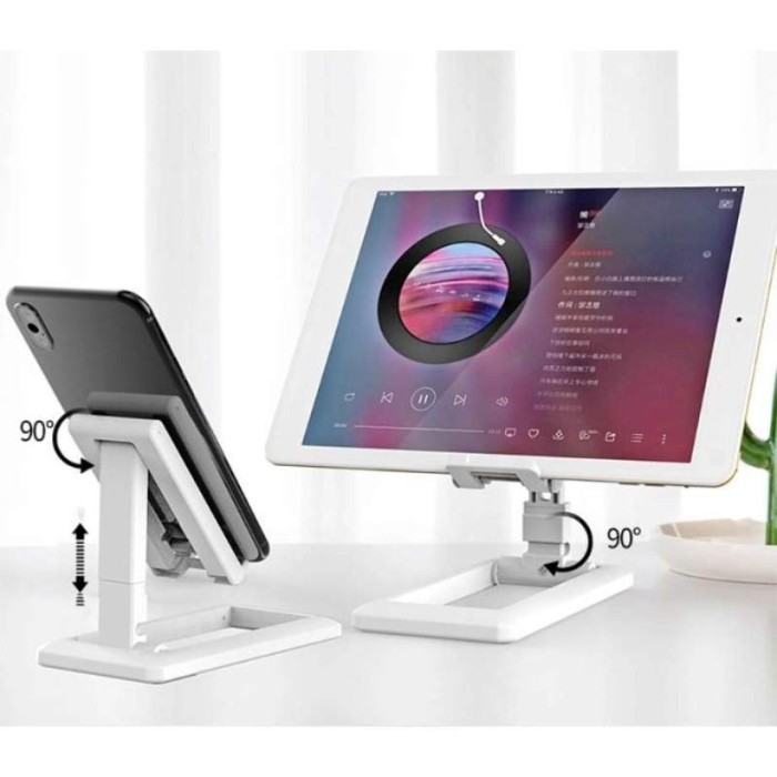 Holder Standing Handphone Lipat Universal Folding Desktop — 9