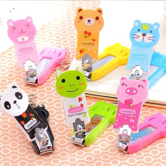 Gunting Kuku Karakter Lucu Korea Cartoon Nail Clipper Tangan Kaki — 2