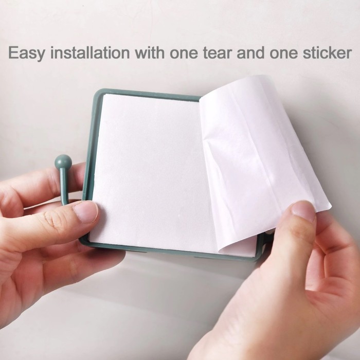 Holder Tempel Dinding HP Remote dengan Gantungan Kait — 4