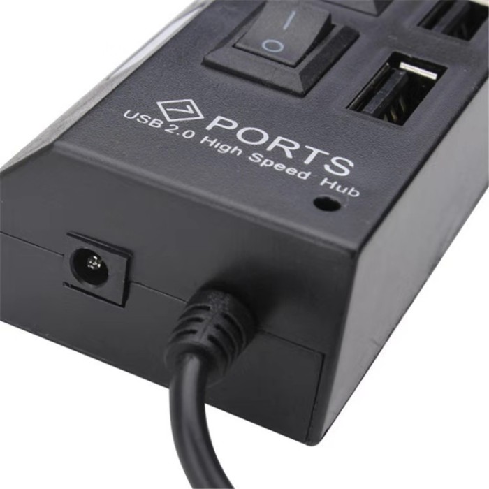 Kabel Colokan Usb Hub On Off Laptop Pc Komputer Usb 2.0 — 4