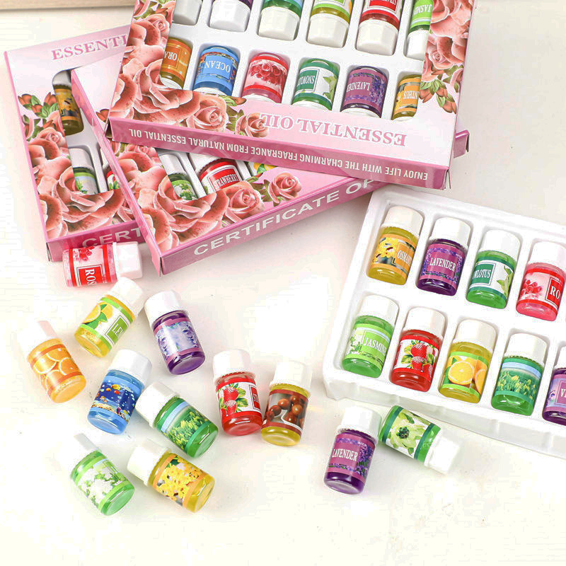 Set Essential Oil Aromatherapy Pure Aroma Fragrance Isi 12 Pcs — 5