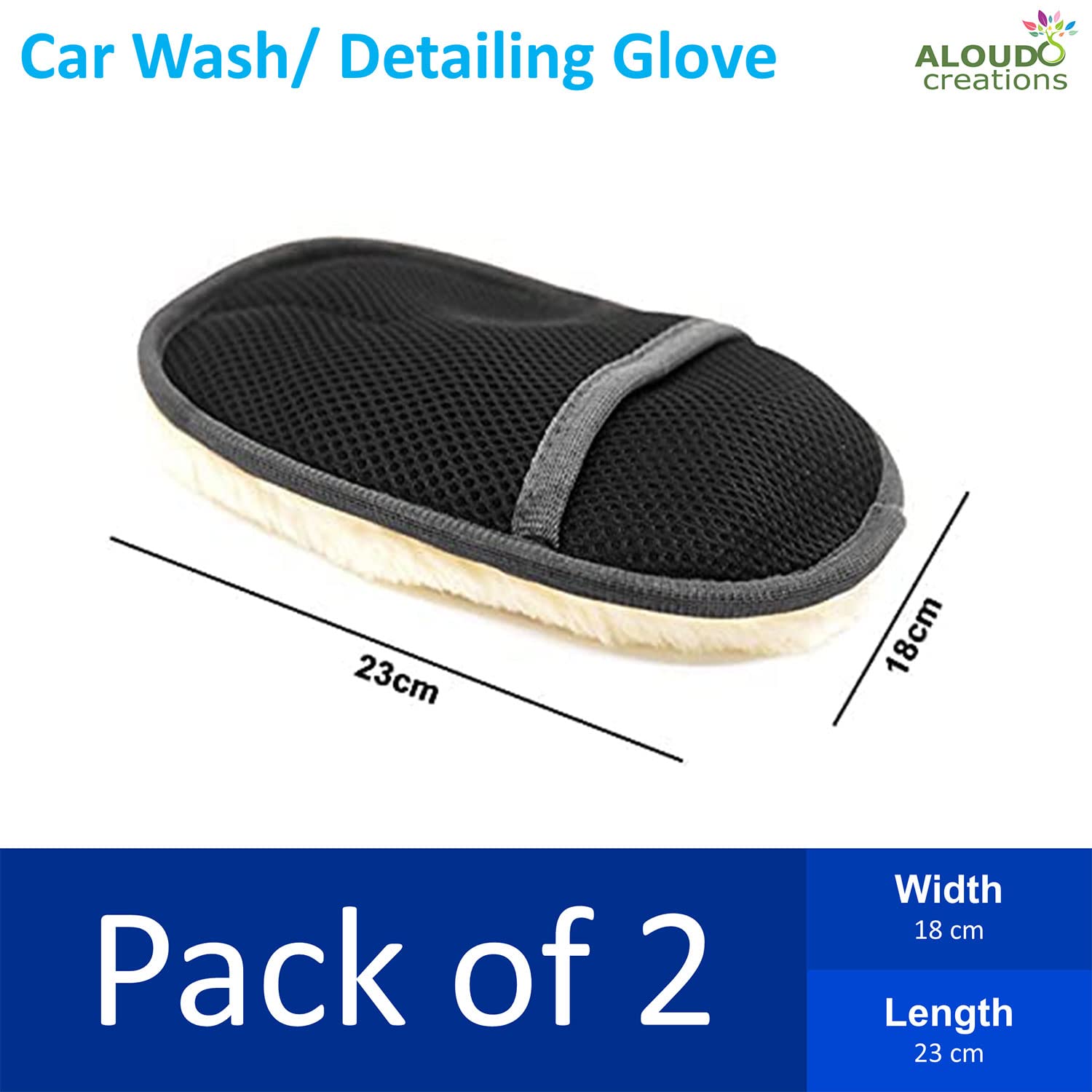 Kain Lap Sarung Tangan Microfiber Wax Gloves Wool Motor Exterior — 5
