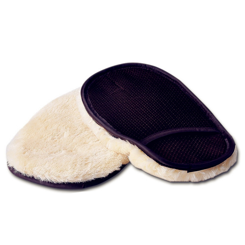 Kain Lap Sarung Tangan Microfiber Wax Gloves Wool Motor Exterior — 6