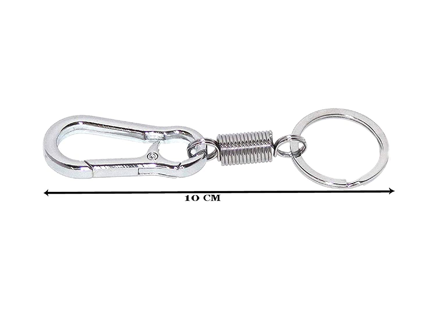 Karabiner Carabiner Gantungan Kunci Multifungsi Stainless Steel — 3