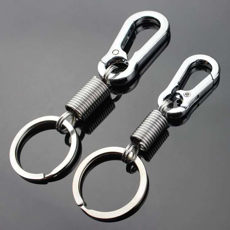 Karabiner Carabiner Gantungan Kunci Multifungsi Stainless Steel — 5
