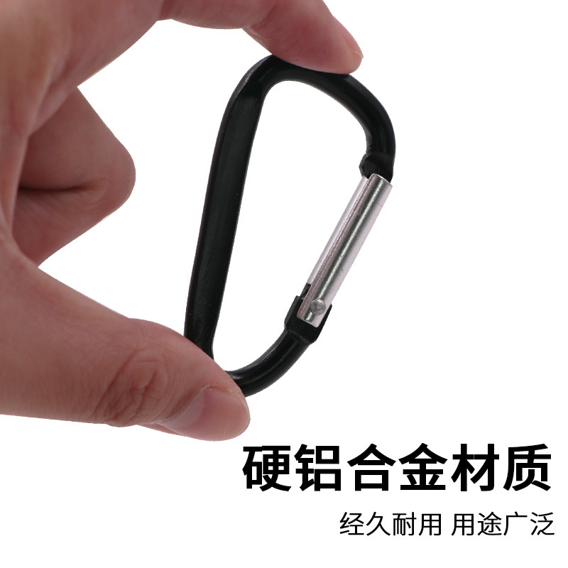 Gantungan Hook Carabiner Keychain Lock Polos Buckle Mini — 4
