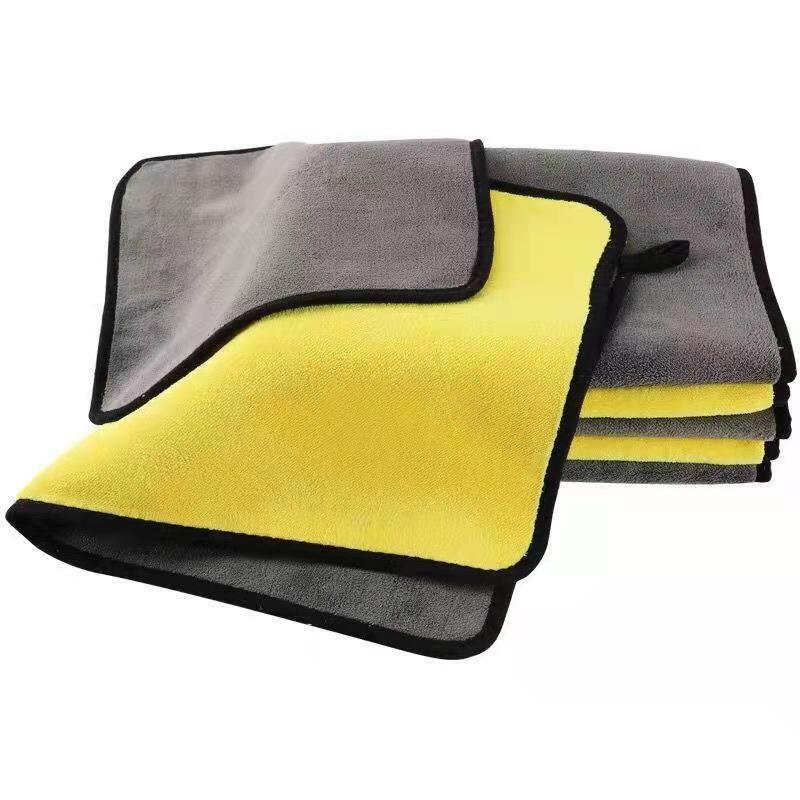 Kain Lap Microfiber Mobil Dapur 2 Sisi Tebal Halus 30x30 — 5