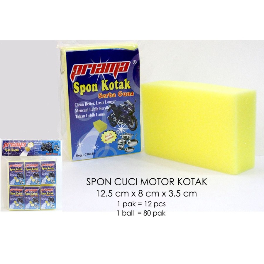 Sponge Spon Foam Cuci Piring Mobil Dan Motor — 2