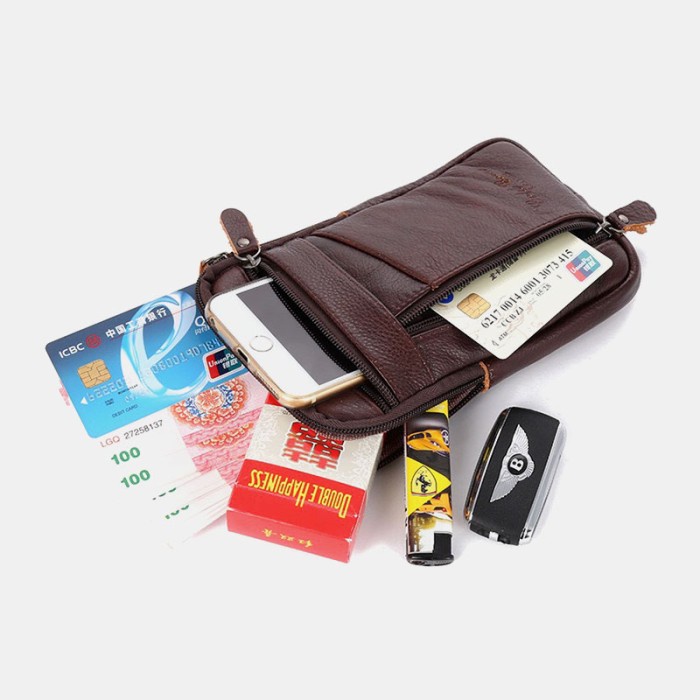 Tas Dompet Pinggang Slingbag Gadget Pria Minimalis dan Multifungsi