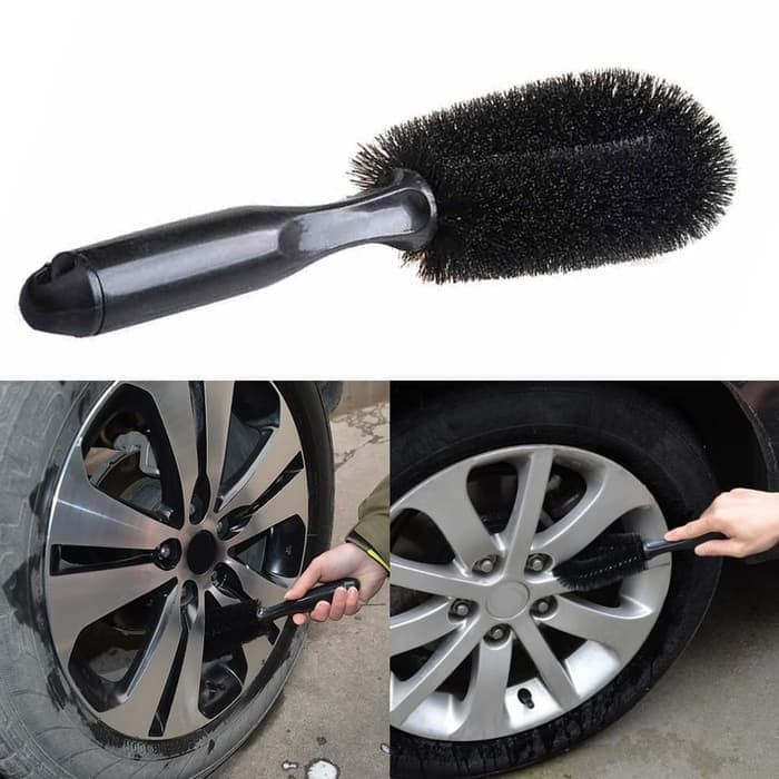 Sikat Pembersih Velg Motor Mobil Wheel Brushdengan Handle Panjang