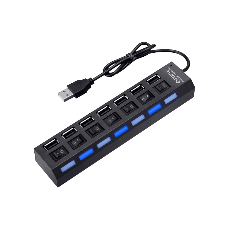 Kabel Colokan Usb Hub On Off Laptop Pc Komputer Usb 2.0 — 9