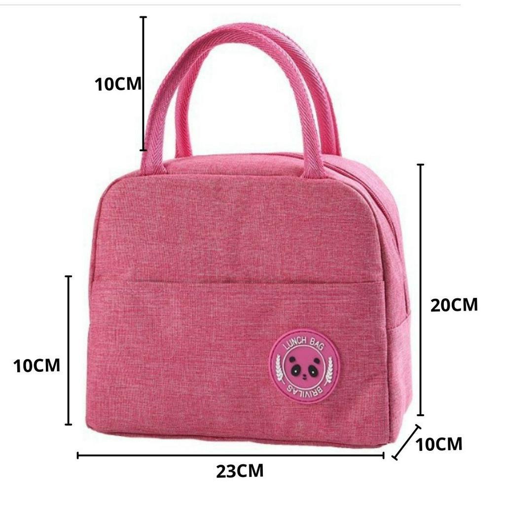 Tas Bekal Lunch Bag Cooler Makanan Anak Brivilas Oxford