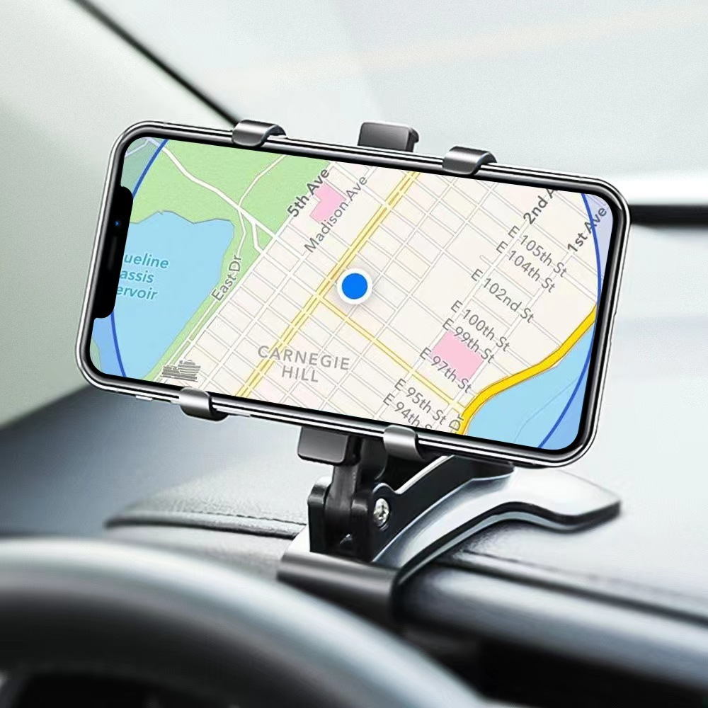 Stand Holder Mobil HP HD35 3-in-1 dengan Jepit Untuk Mobil — 4