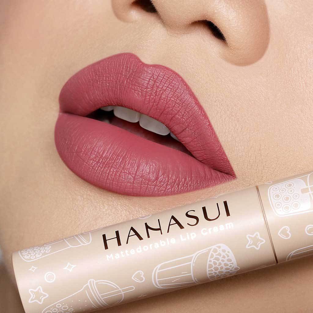 Hanasui Mattedorable Lip Cream Boba Edition Long Lasting Matte — 8