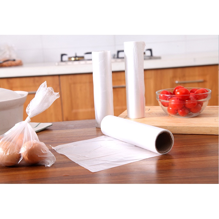 Plastik Buah Sayur HDPE Roll 25 x 35cm Food Grade Isi 200 Lembar