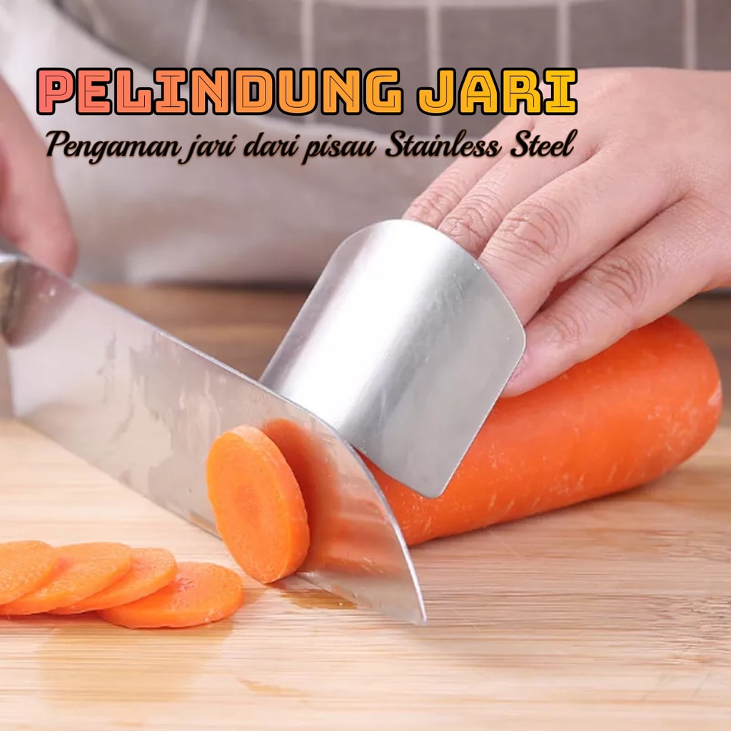 Alat Pelindung Jari Tanggan Stainless Steel Premium