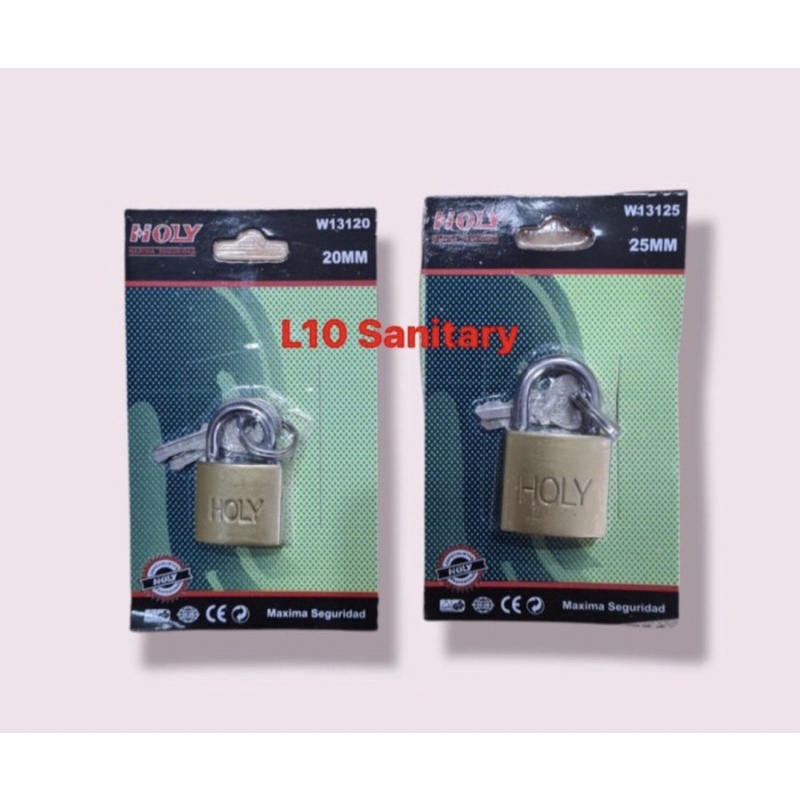 Gembok Koper Kecil Press 20mm Warna Kuning Praktis Serbaguna