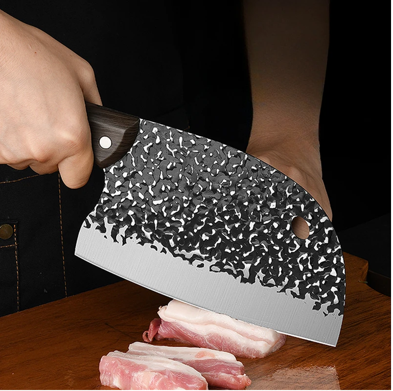 Pisau Dapur MJ77 Pisau Koki Super Tajam Stainless Steel — 3