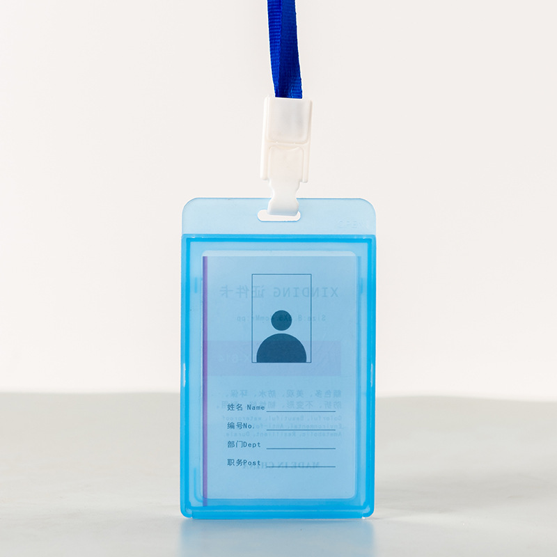 Name Tag Gantungan ID Card Holder Transparan Bantex — 7