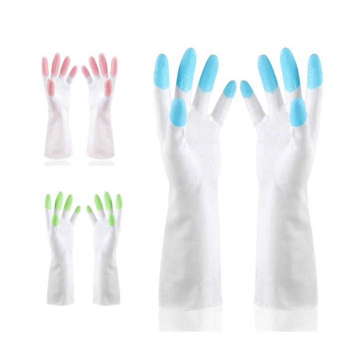 Sarung Tangan Karet Latex Cuci Piring Dan Baju Anti Air Anti Kotor