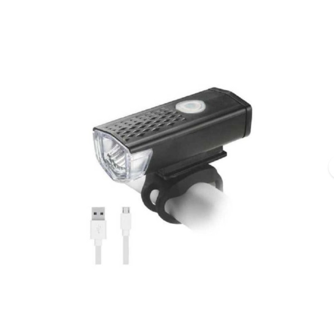 Lampu Depan Sepeda LED 300LM Rechargeable Waterproof