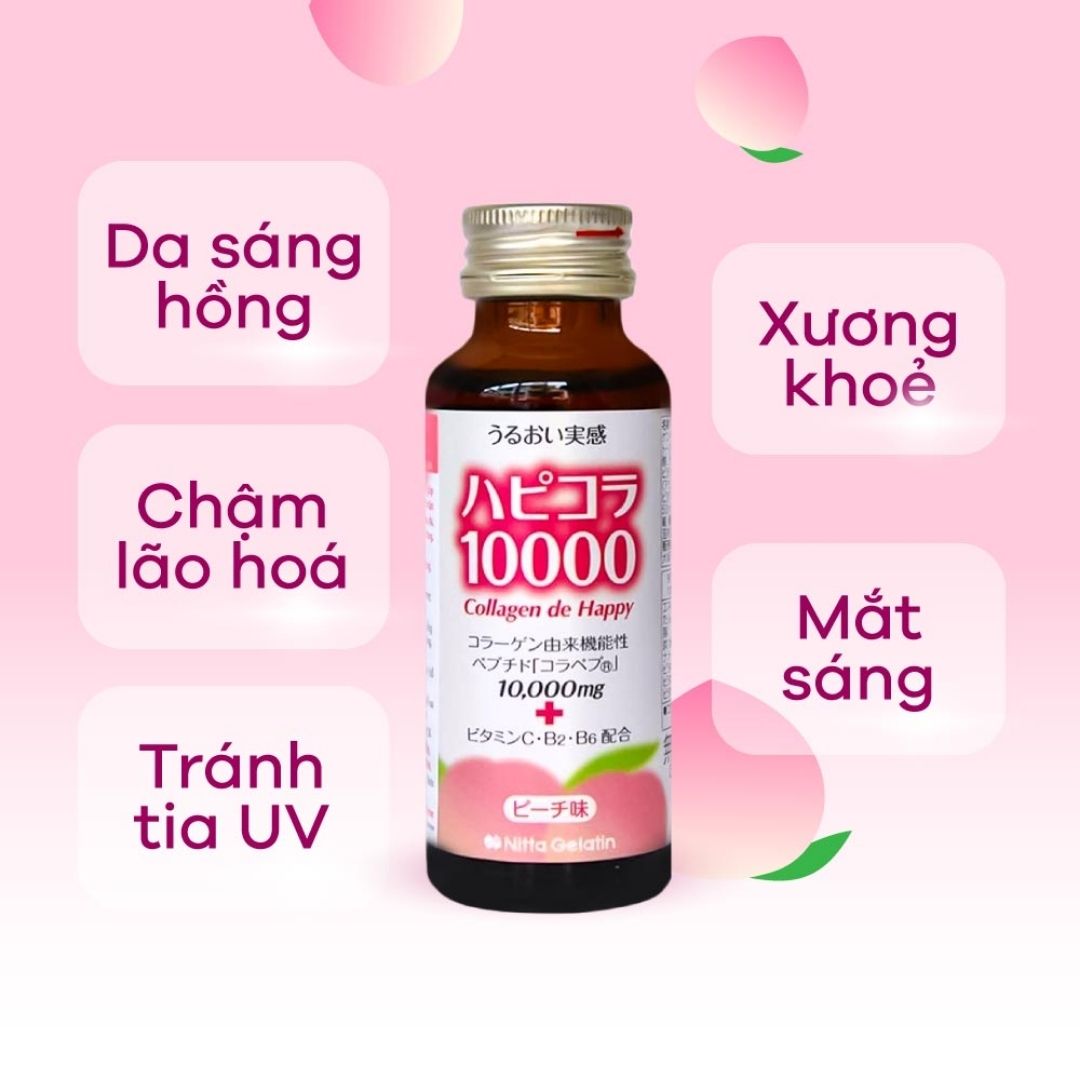 Nước uống đẹp da Collagen de Happy 10.000mg