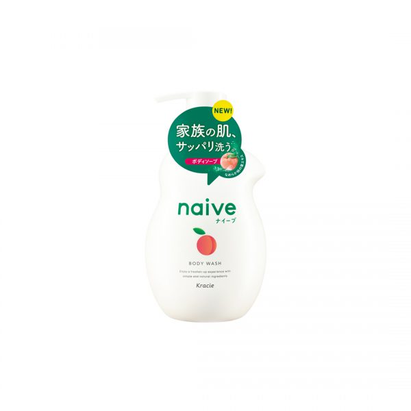 56b8f1ea sữa tắm chiết xuất lá đào kracie naive - Sữa tắm Kracie Naive Nhật Bản 530ml