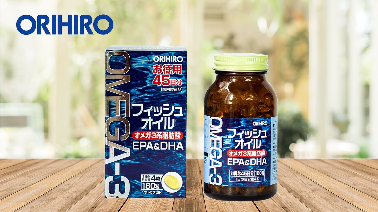 Viên uống bổ mắt Omega-3 Orihiro
