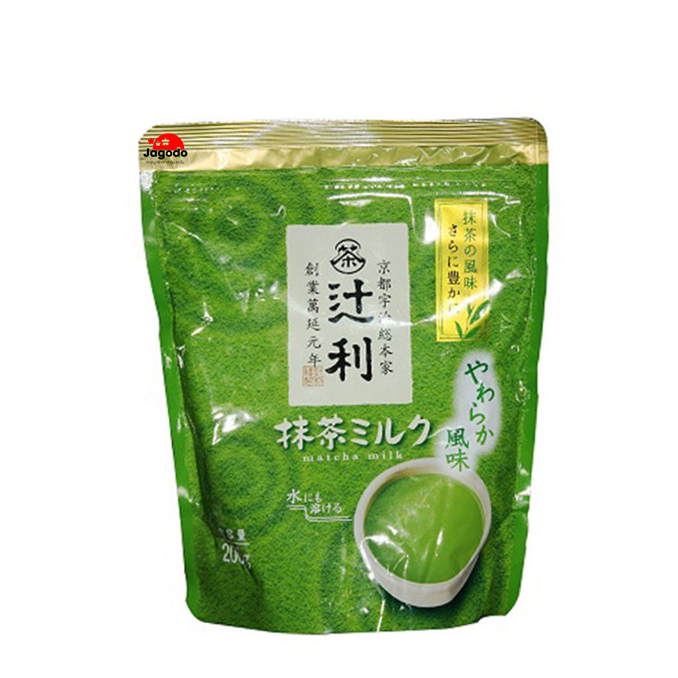 329236c1 d5b2beb0 tghn tra sua matcha nhat ban - Bột trà xanh Tsujiri Matcha Milk Nhật Bản 200g