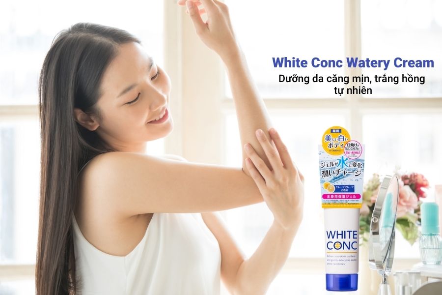 Kem dưỡng thể làm trắng da White Conc Watery Cream 90g