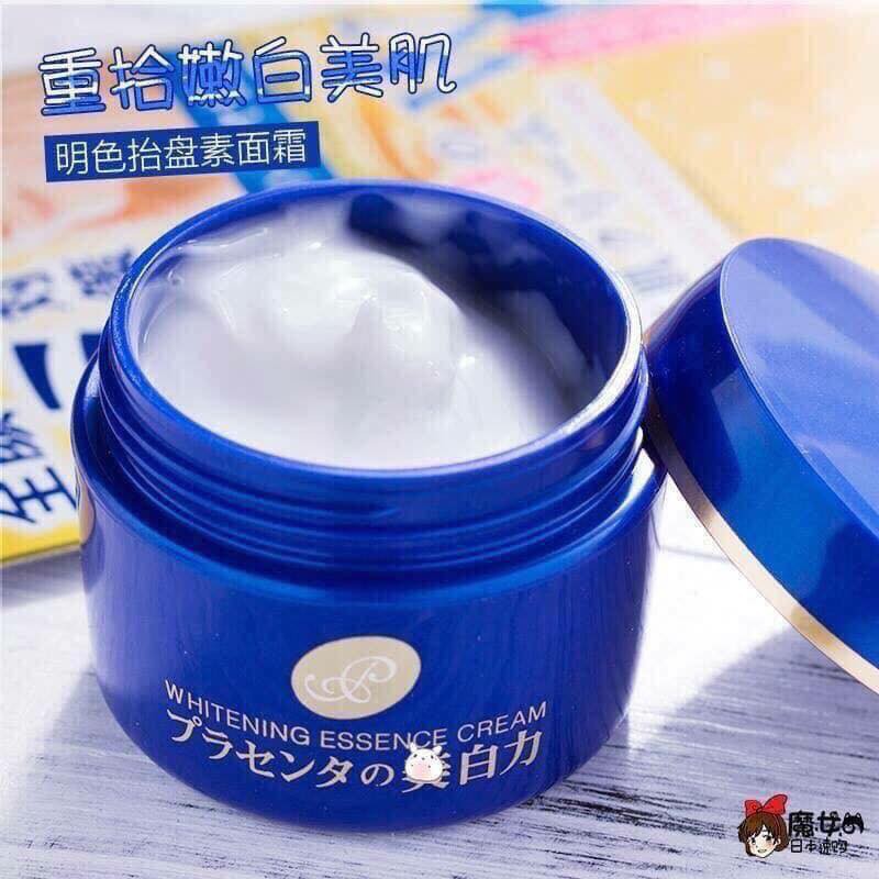 Kem dưỡng trắng da Meishoku Whitening Essence Cream Placenta 55g