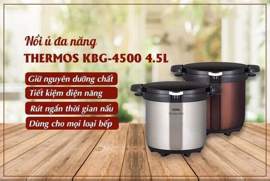 Nồi ủ chân không Thermos KBG-4500 