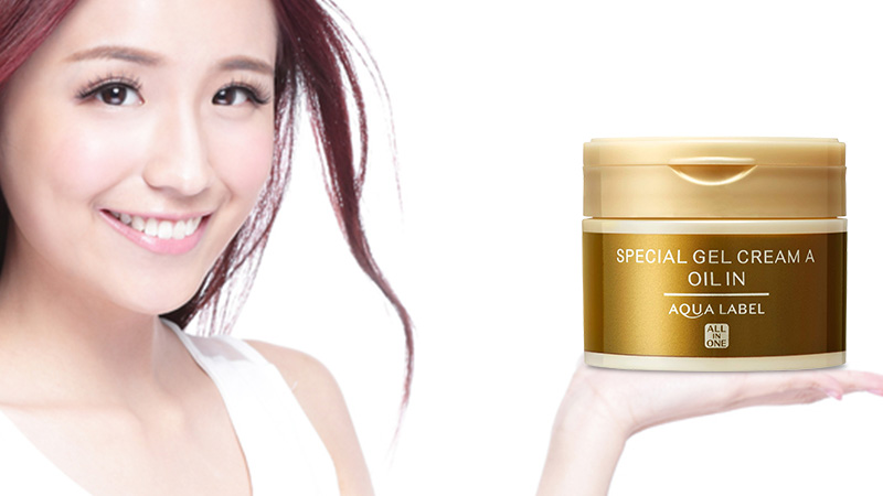 e4742bc1 kem duong shiseido aqualabel special gel cream a oil in 90g - Kem chống lão hóa Shiseido AquaLabel Cream Oil 90g (Màu vàng)