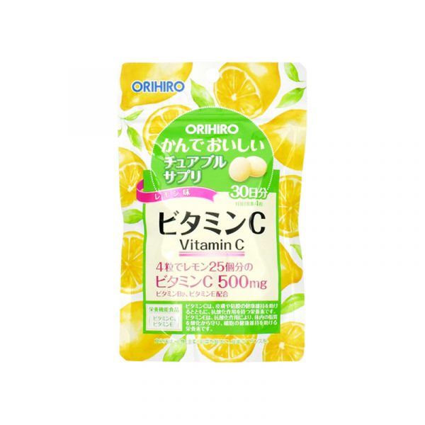 d615ee0d vien uo ng vitamin c orihiro 1 - Viên nhai bổ sung Vitamin C Orihiro 120 viên