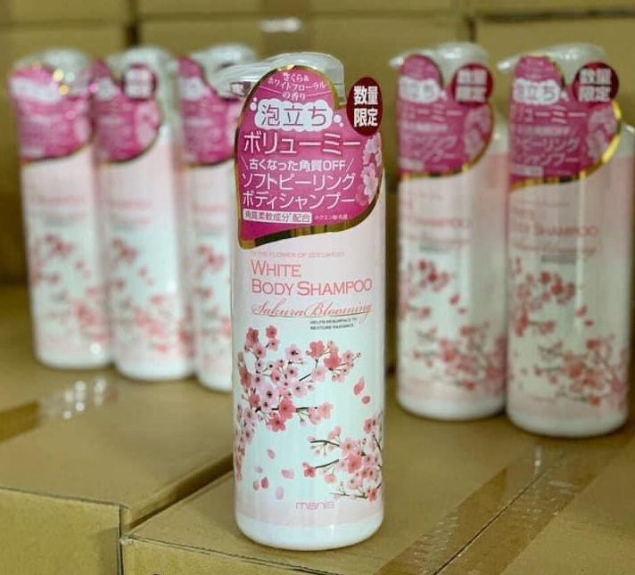 00e24d31 untitled 1 - Sữa tắm trắng da Manis White Body Shampoo Sakura Blooming 450ml