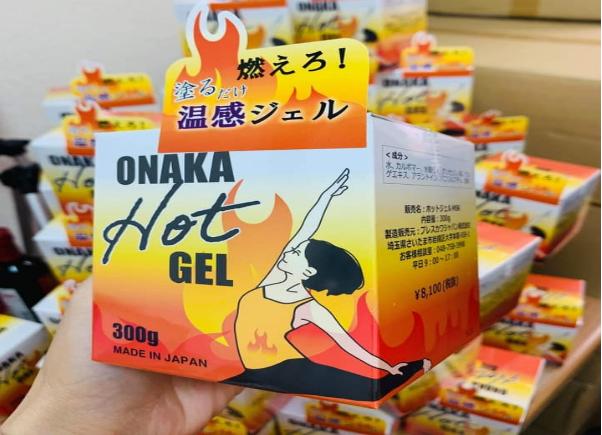 Gel bôi tan mỡ bụng Onaka Hot Gel 300g