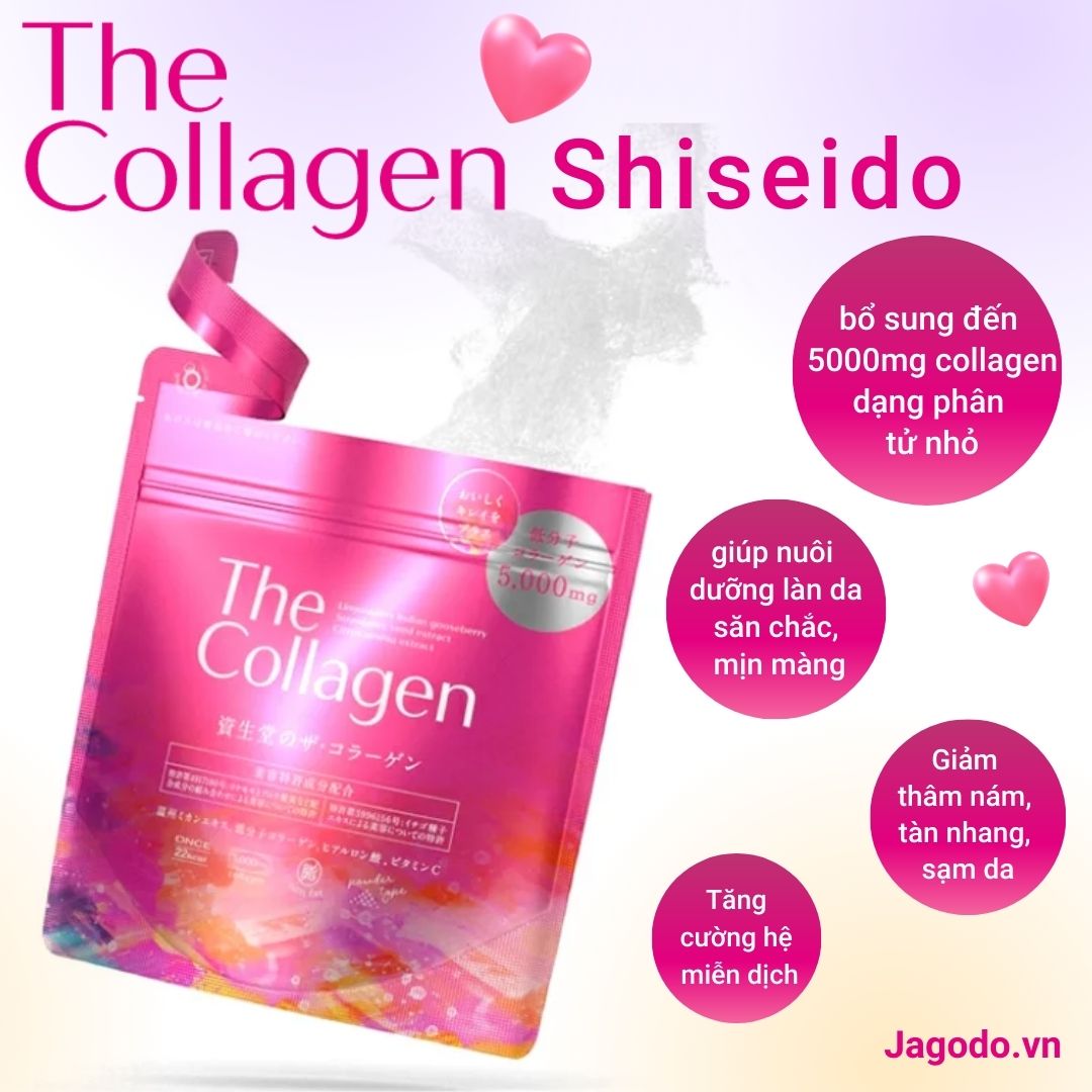 The Collagen Shiseido dạng bột