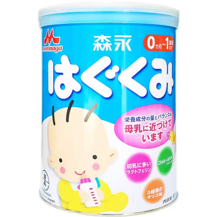 Sữa bột Morinaga số 0 nội địa Nhật Bản 810g dành cho bé từ 0-1 tuổi