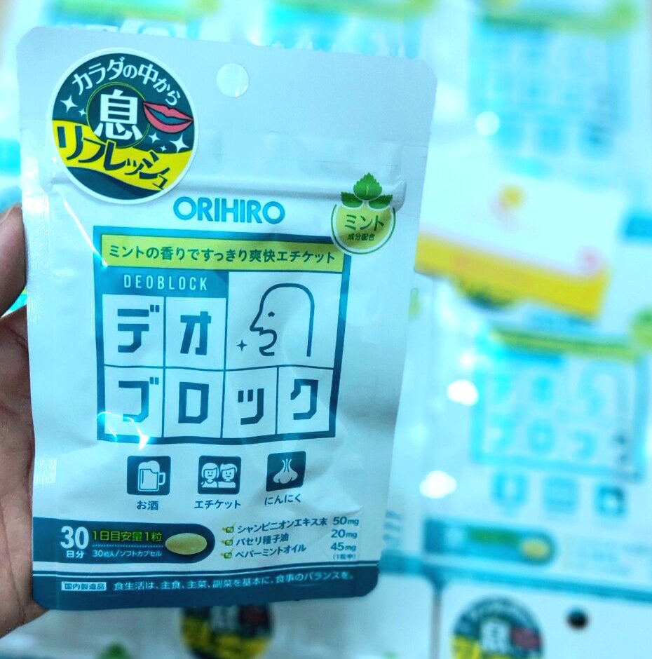 Viên uống thơm miệng Orihiro DeoBlock 30 viên
