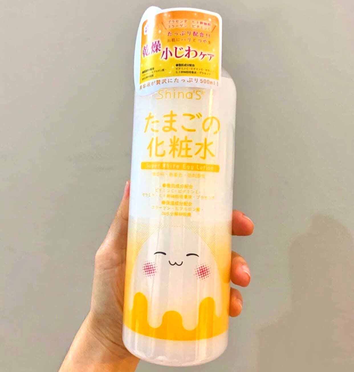 Nước hoa hồng trứng Super White Egg Lotion 500ml